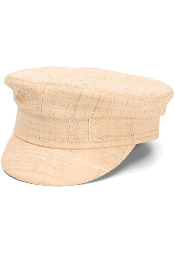 straw cadet cap