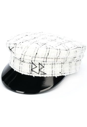 tweed sailor cap