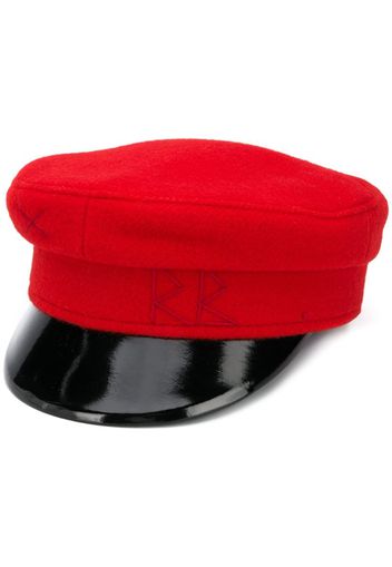 stitched initials military cap