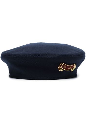 navy Warcore beret hat