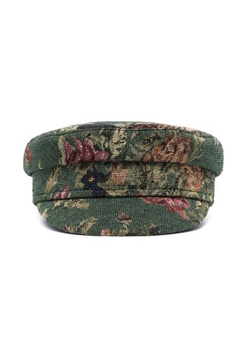 Ruslan Baginskiy Blossom baker boy hat - Verde