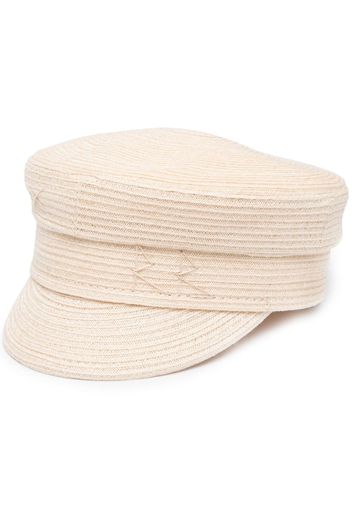 Ruslan Baginskiy straw-woven baker boy cap - Toni neutri