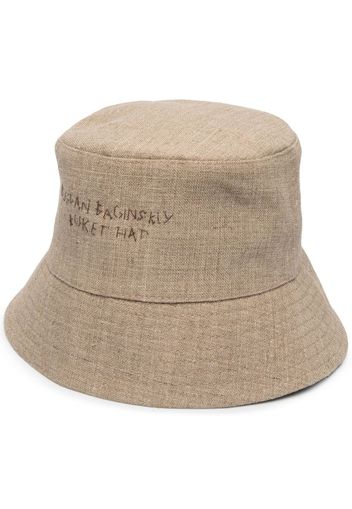 Ruslan Baginskiy embroidered-logo bucket hat - Toni neutri