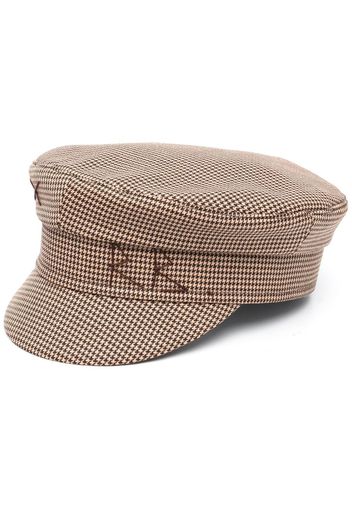 Ruslan Baginskiy houndstooth baker boy hat - Toni neutri