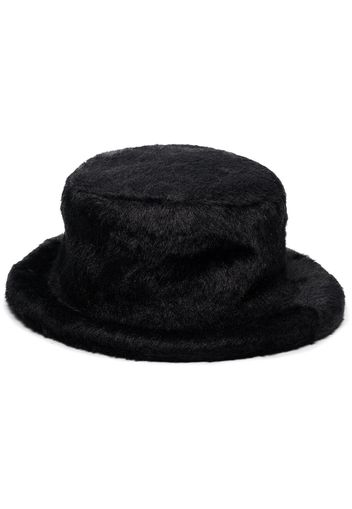 Ruslan Baginskiy Ruslan Baginskiy Faux Fur Bucket Hat - Nero