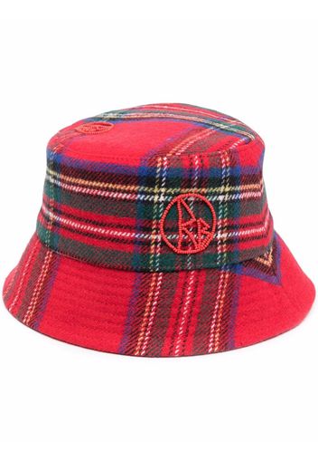 Ruslan Baginskiy tartan bucket hat - Rosso