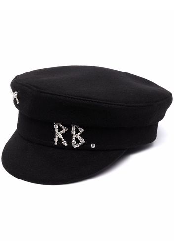 Ruslan Baginskiy crystal-logo hat - Nero