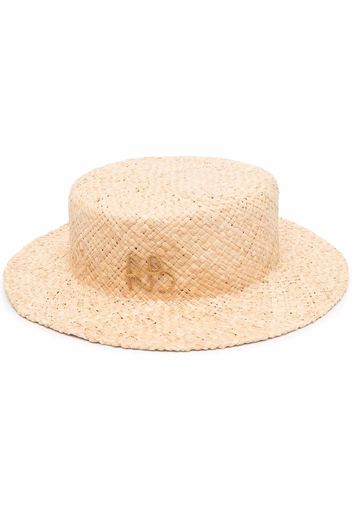 Ruslan Baginskiy straw boater hat - Toni neutri