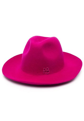 Ruslan Baginskiy Fedora con ricamo - Rosa