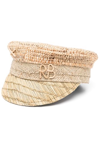 Ruslan Baginskiy embroidered-logo baker boy hat - Toni neutri