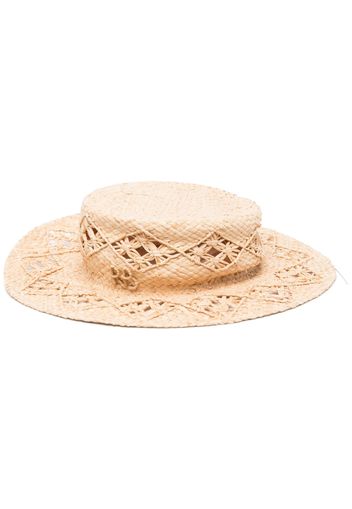 Ruslan Baginskiy wide-brim straw hat - Toni neutri