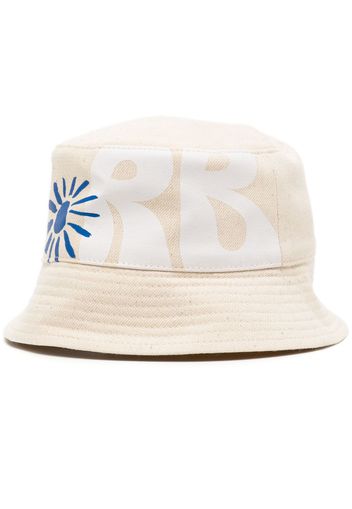 Ruslan Baginskiy logo-print cotton bucket hat - Toni neutri