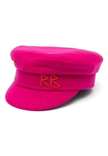 Ruslan Baginskiy logo-embroidered beret - Rosa