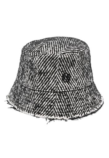 Ruslan Baginskiy embroidered-logo bucket hat - Nero