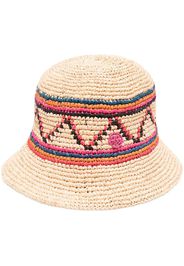 Ruslan Baginskiy straw-woven bucket hat - Toni neutri