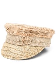 Ruslan Baginskiy embroidered-logo baker boy hat - Toni neutri