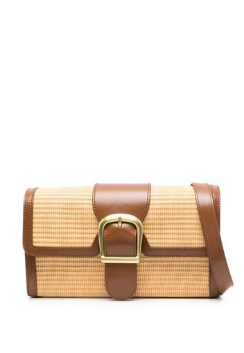 Rylan raffia tote bag - Marrone