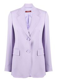 'S Max Mara button-up long-sleeved blazer - Viola