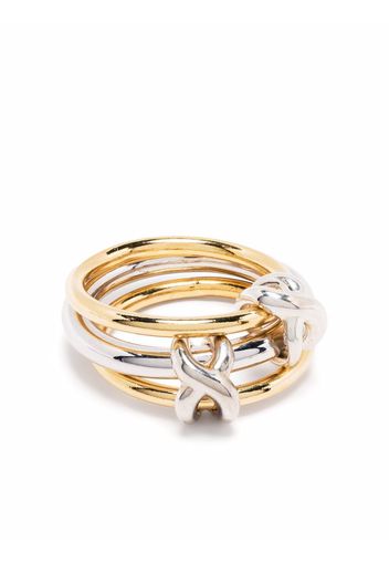 S_S.IL Triple Circle ring - Oro