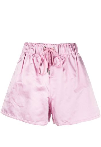 SA SU PHI silk A-line shorts - Rosa