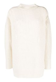 SA SU PHI open-knit cashmere jumper - Toni neutri