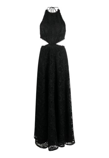 Sabina Musayev Doro lace halterneck maxi dress - Nero