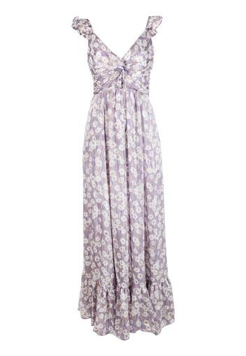 Sabina Musayev floral-print sleeveless maxi dress - Viola