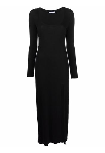 SABLYN Elodie side slit dress - Nero