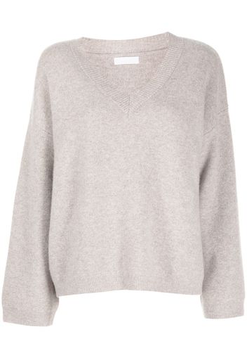 SABLYN Gael V-neck cashmere jumper - Grigio