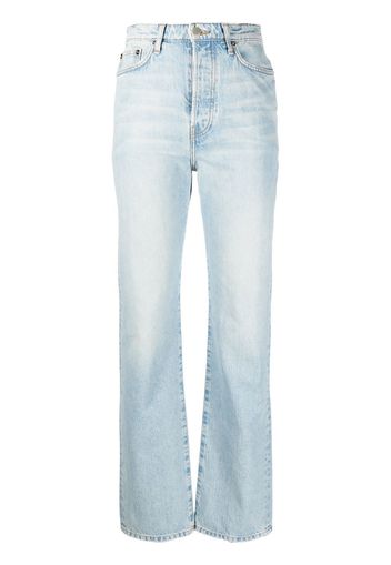 SABLYN washed straight-leg jeans - Blu