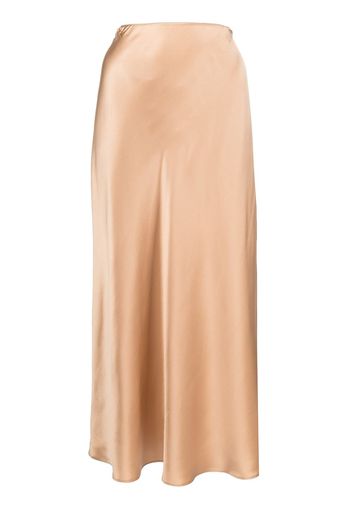 SABLYN Mirana silk midi skirt - Oro