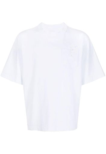 sacai T-shirt con applicazione - Bianco