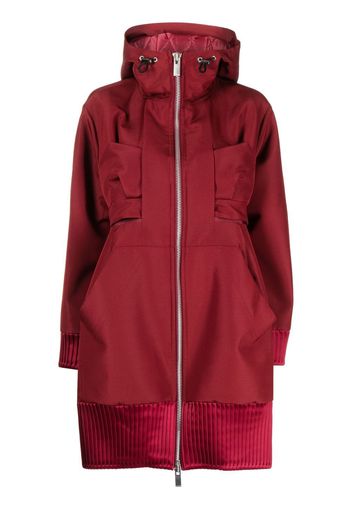 sacai Parka con cappuccio - Rosso