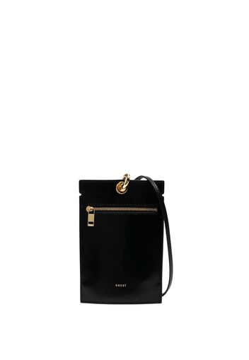 sacai mini leather mobile bag - Nero