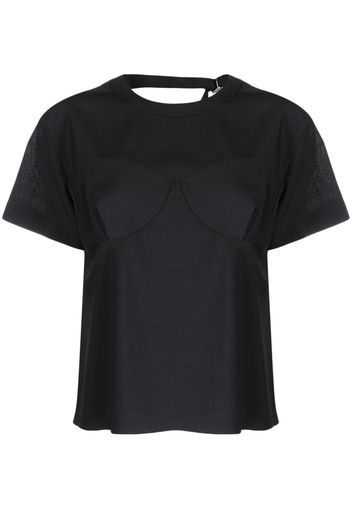 sacai bustier-effect blouse - Nero