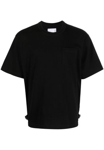 sacai buckled short-sleeve T-shirt - Nero