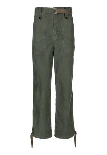 sacai Pantaloni dritti - Verde