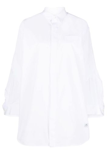 sacai classic-collar cotton shirt - Bianco