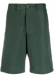 sacai buckle-detail four-pocket Bermuda shorts - Verde