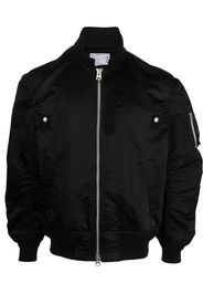 sacai bomber jacket - Nero