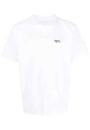 sacai x Madsaki slogan-print T-shirt - Bianco