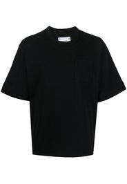 sacai short-sleeve cotton T-shirt - Nero