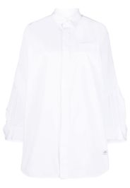 sacai classic-collar cotton shirt - Bianco