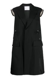 sacai wool-blend jacket - Nero