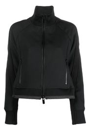 sacai high-neck zip-up jacket - Nero