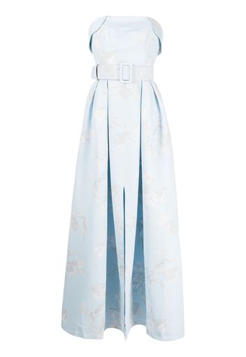 Sachin & Babi Brielle Gown floral-print dress - Blu
