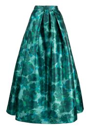 Sachin & Babi Ava watercolour-effect skirt - Verde