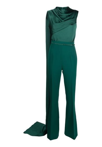 Safiyaa scarf detail jumpsuit - Verde