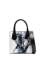 Saiid Kobeisy Borsa a tracolla mini con paillettes - Bianco