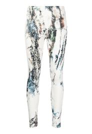 Saiid Kobeisy graphic-print sequin embellished leggings - Multicolore